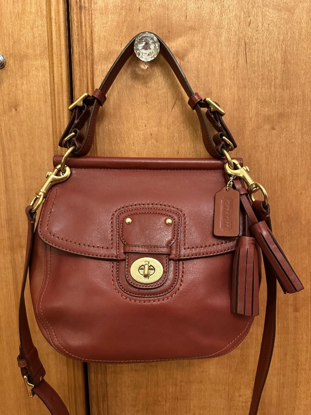 Coach 22382 Legacy Willis British Tan Crossbody Shoulder Bag Vintage Rare